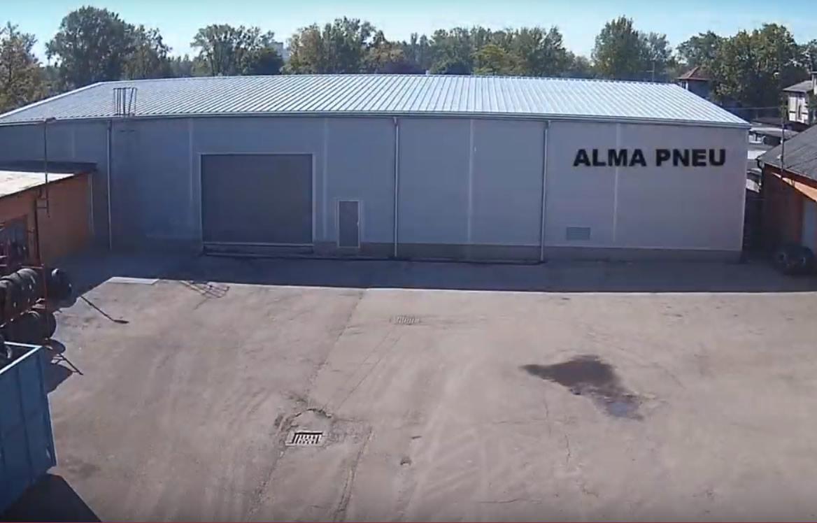 Nová skladová hala ALMA PNEU
